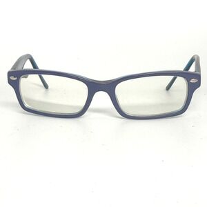 Ray-Ban RB 1530 3587 Blue Rectangular Eyeglasses Frames 48-16-130‎ Junior Kids